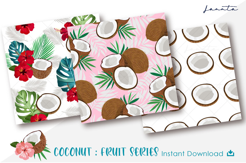 coconut-seamless-pattern-fruits-background