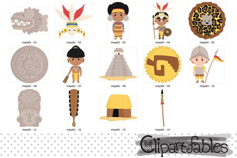 cute-ancient-maya-mayan-clipart-mayan-civilization