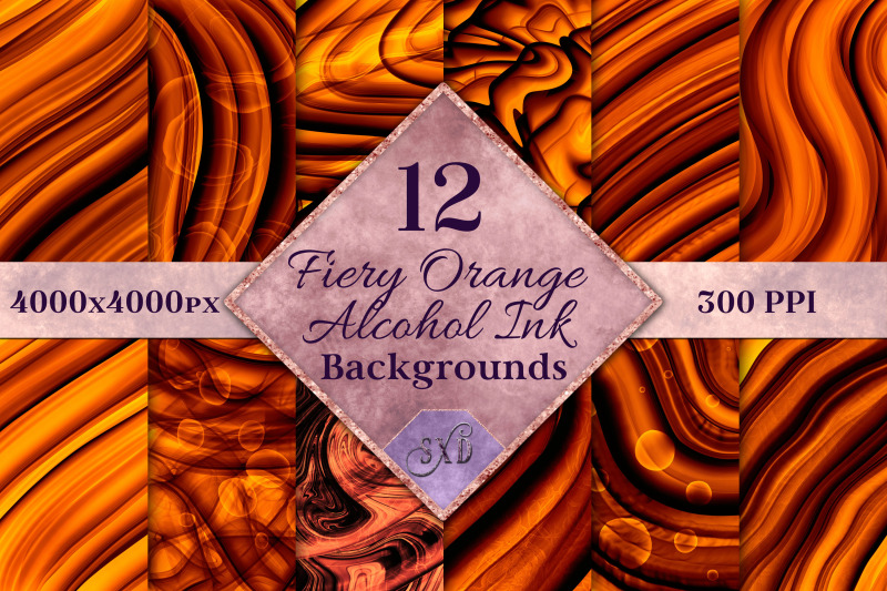 fiery-orange-alcohol-ink-backgrounds-12-image-set