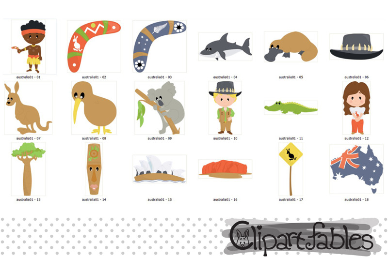 cute-australia-clipart-animals-oceania-clip-art-cute-animals