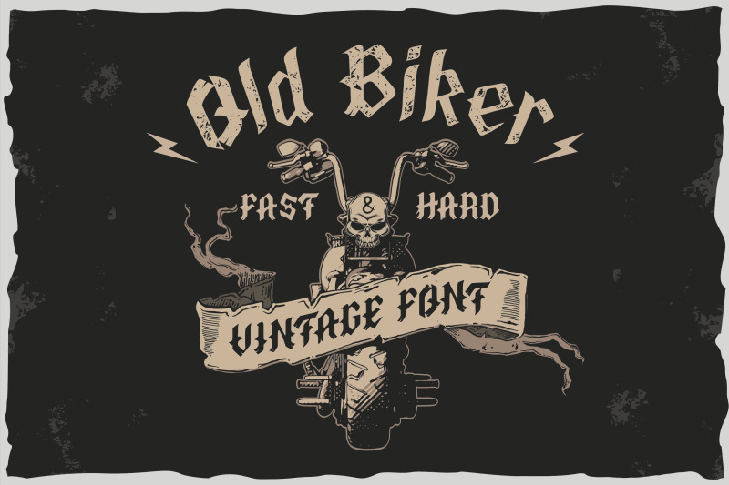 old-biker-gothic-style-vintage-label-font
