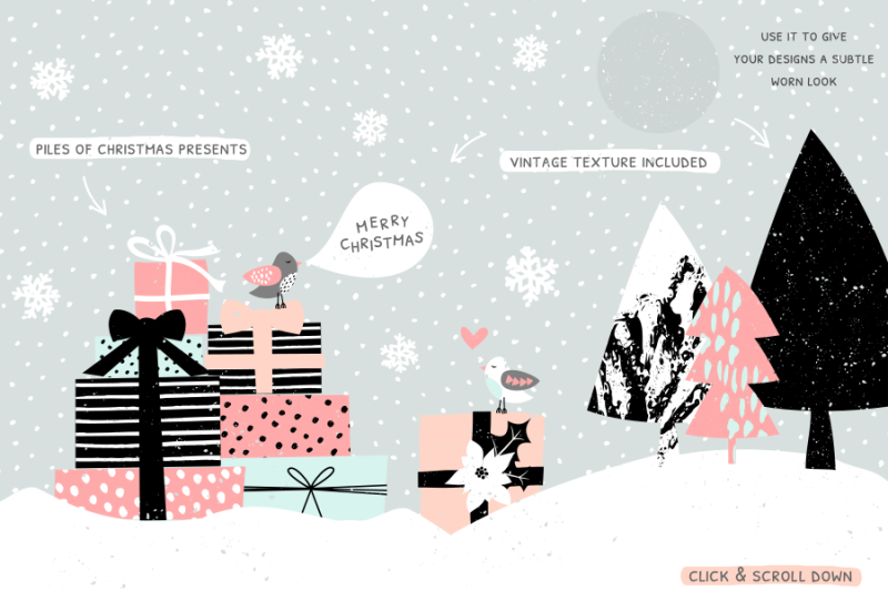 Hello Winter Graphics Set By Via Grafika Co Thehungryjpeg Com