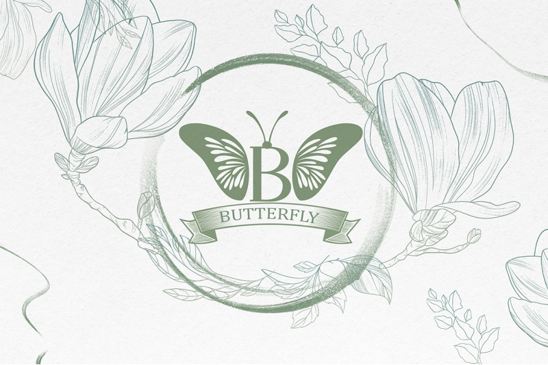 butterfly-monogram