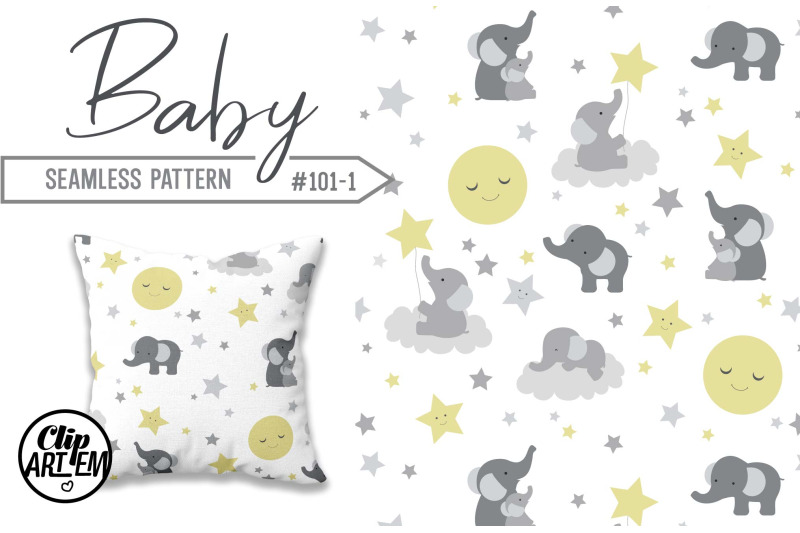 unisex-elephant-seamless-pattern-dark-light-gray-light-yellow