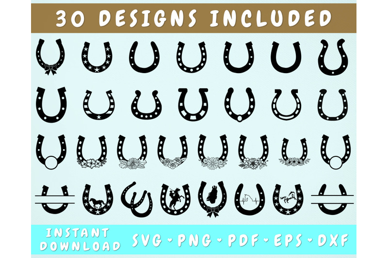 30-horseshoe-svg-bundle-floral-horseshoe-svg-horseshoe-cut-files