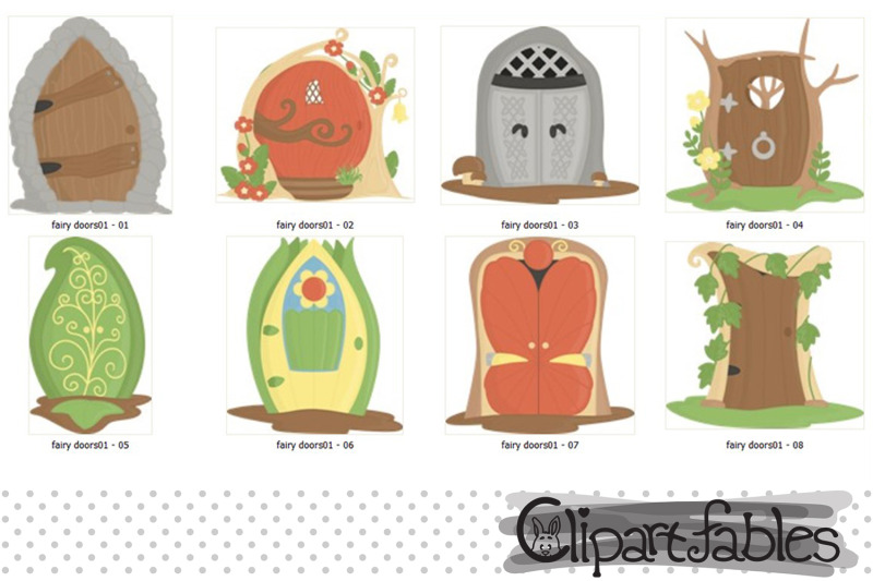 cute-fairy-doors-clipart-woodland-clip-art