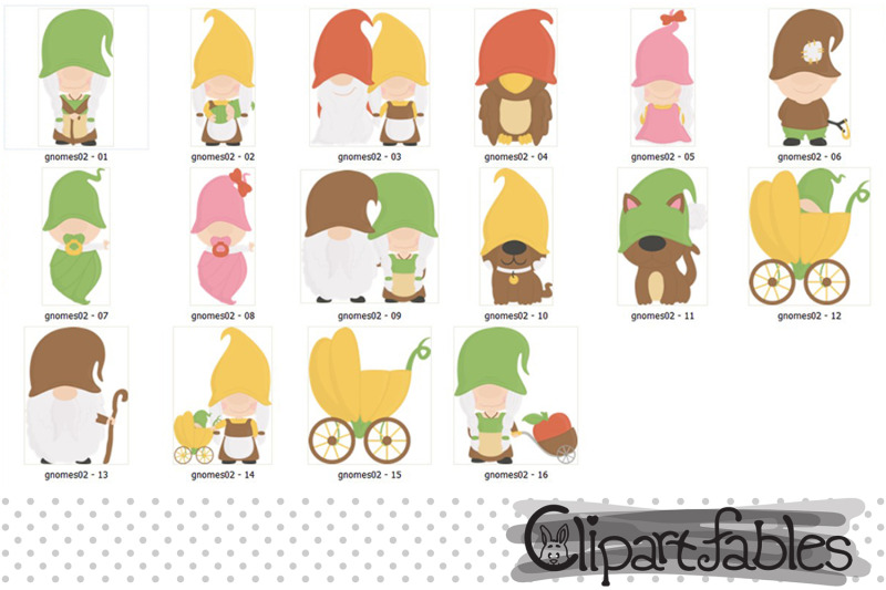 cute-gnome-family-clipart-gnome-pets-forest-gnomes-fairy-tale