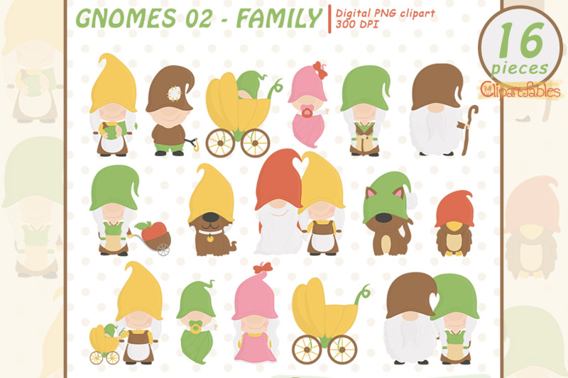cute-gnome-family-clipart-gnome-pets-forest-gnomes-fairy-tale