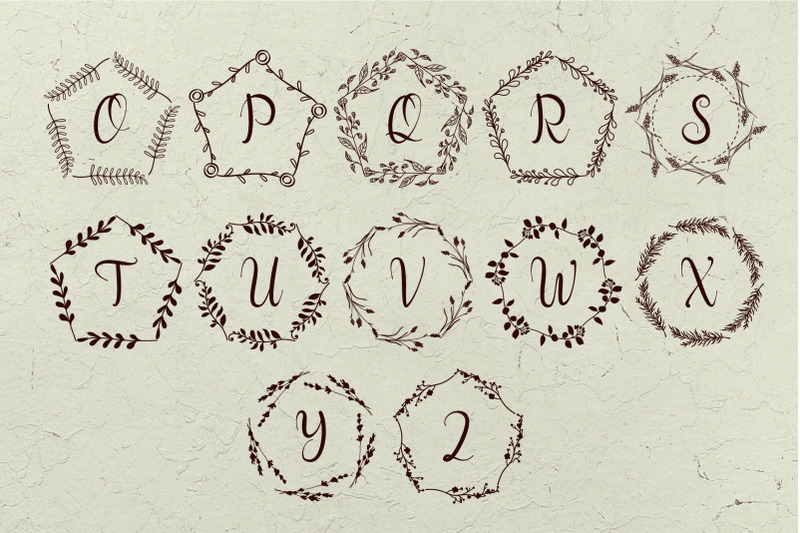 set-of-botanical-monograms-with-latin-letters