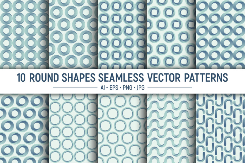 10-color-geometric-shapes-seamless-patterns