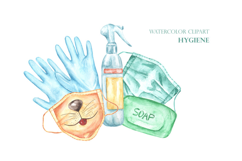 watercolor-clipart-covid-hygiene-poster-banner-covid-19