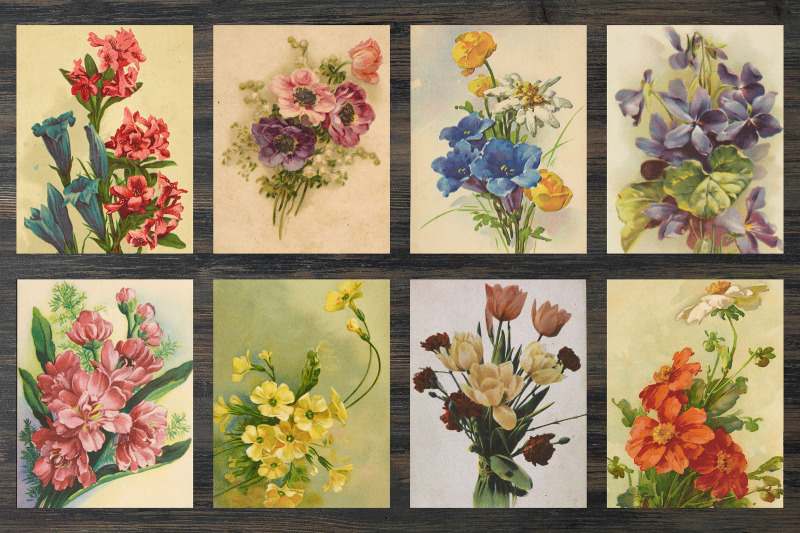 floral-bookpages-junk-journal-kit