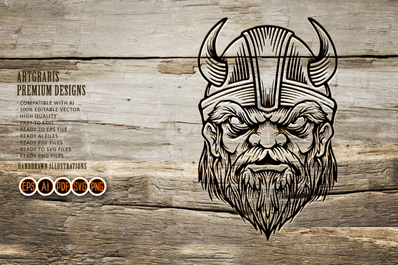 viking-troops-with-silhouette-horned-helmets