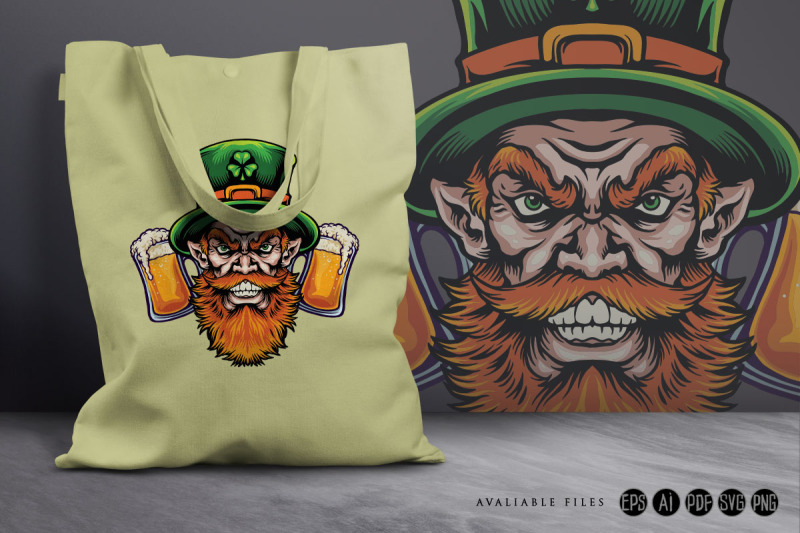 man-with-beard-and-mustache-st-patrick-039-s-day-illustration