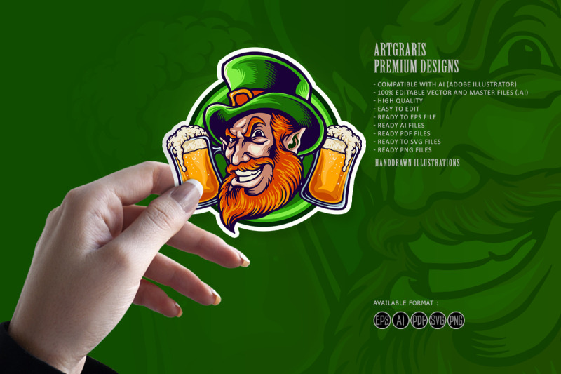 man-with-a-beard-and-a-mustache-st-patrick-039-s-day-mascot-illustration