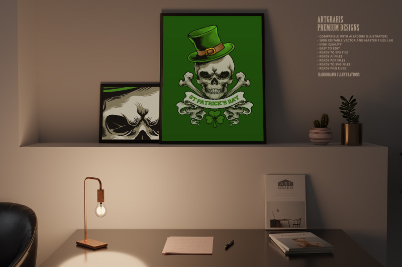 st-patrick-039-s-day-skull-and-cross-bone-character