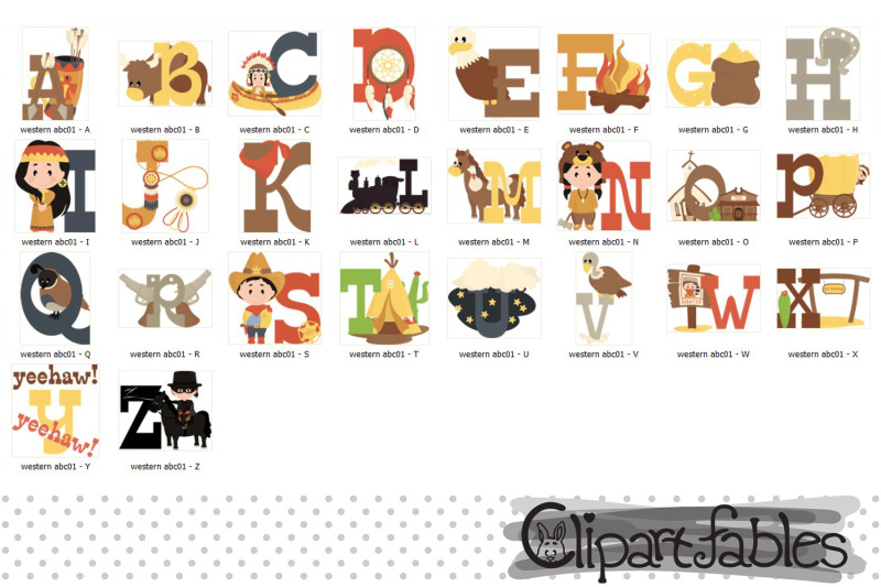 cute-western-clipart-english-alphabet-for-kids-native-american