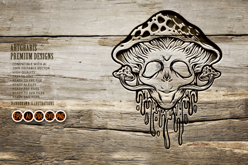 mushroom-headed-alien-silhouette