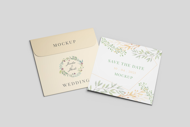 square-greeting-card-wedding-and-envelope-mockup-nbsp