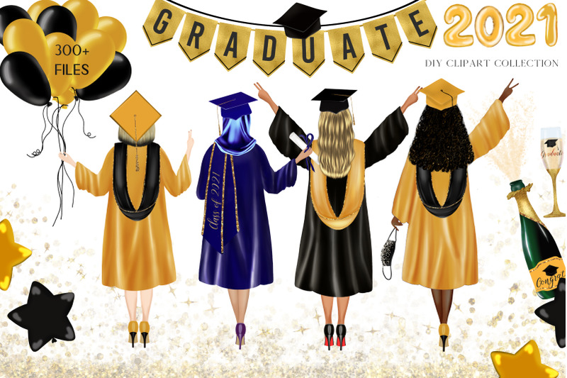 graduation-girls-clipart-diy-school