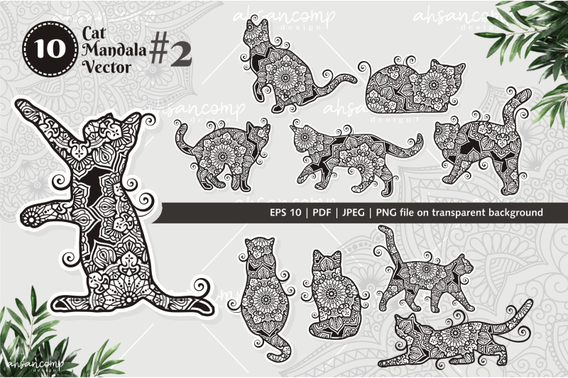 cat-mandala-vector-line-art-style-bundle-vol-1