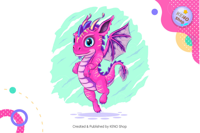 colorful-cartoon-dragon