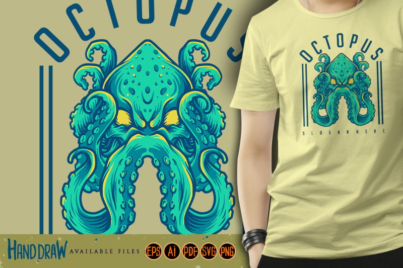 angry-octopus-dashing-kraken-graphic-logo