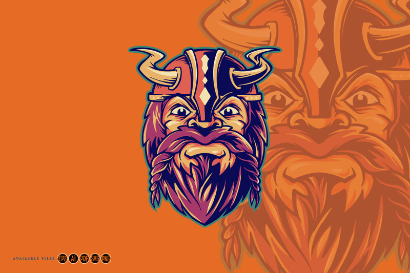 viking-warrior-cute-mascot-logo