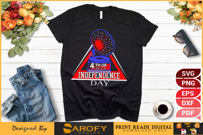 4th-of-july-independence-day-of-usa-vector-music-element