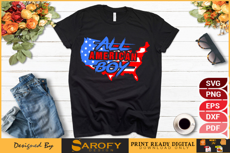 all-american-boy-4th-july-t-shirt-design-for-independence-day-of-usa