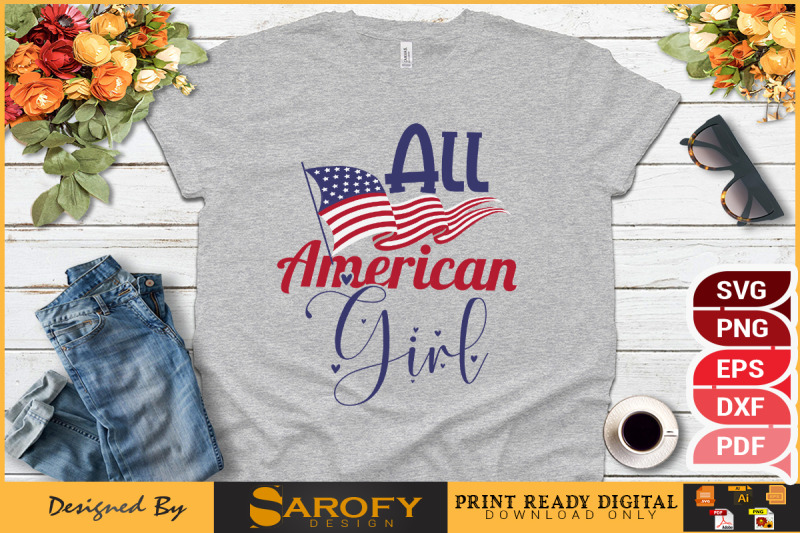 all-american-girl-4th-july-t-shirt-design-for-independence-day-of-us