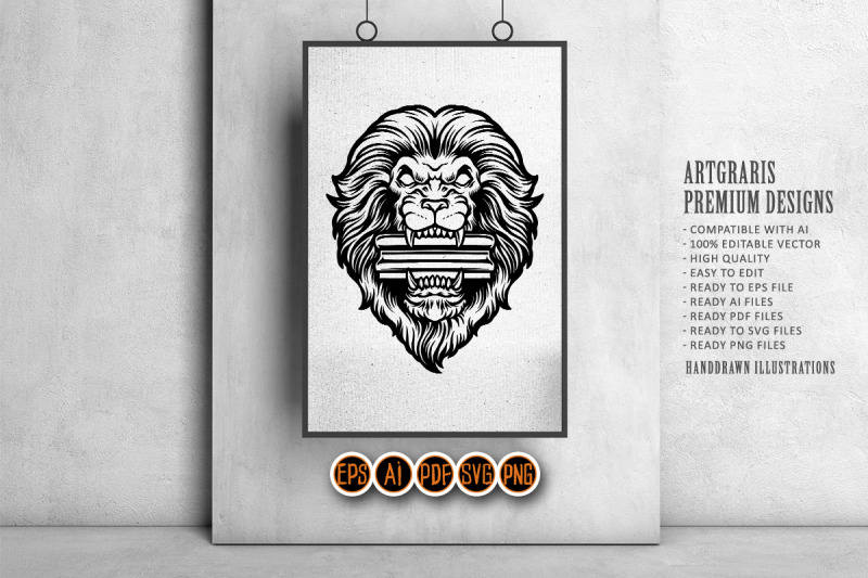 silhouette-lion-beat-screen-printing-svg-clipart