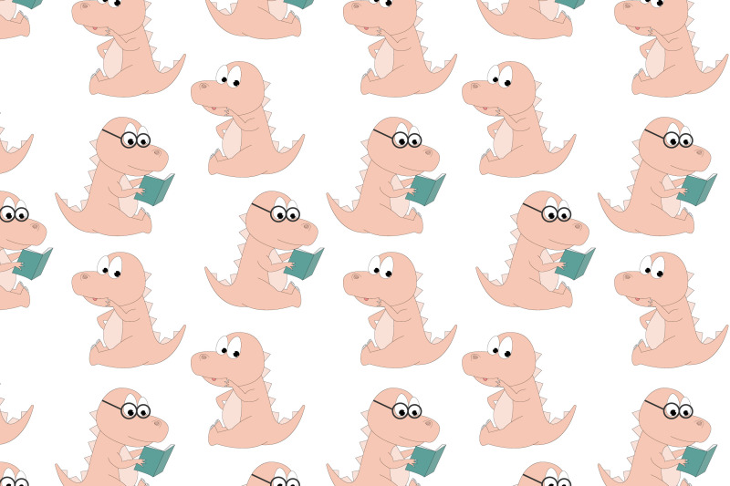 cute-dinosaur-animal-cartoon-pattern