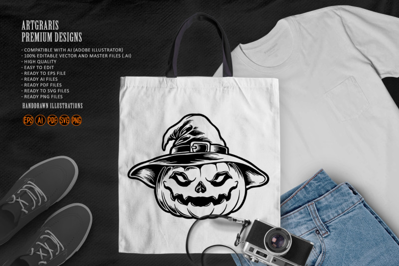 happy-halloween-witch-hat-pumpkin-svg