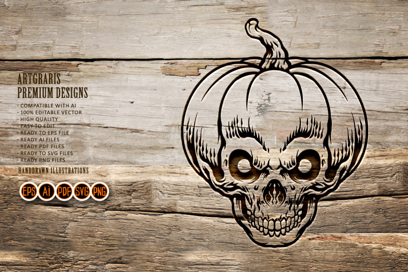 halloween-silhouette-pumpkin-skull-svg-clipart