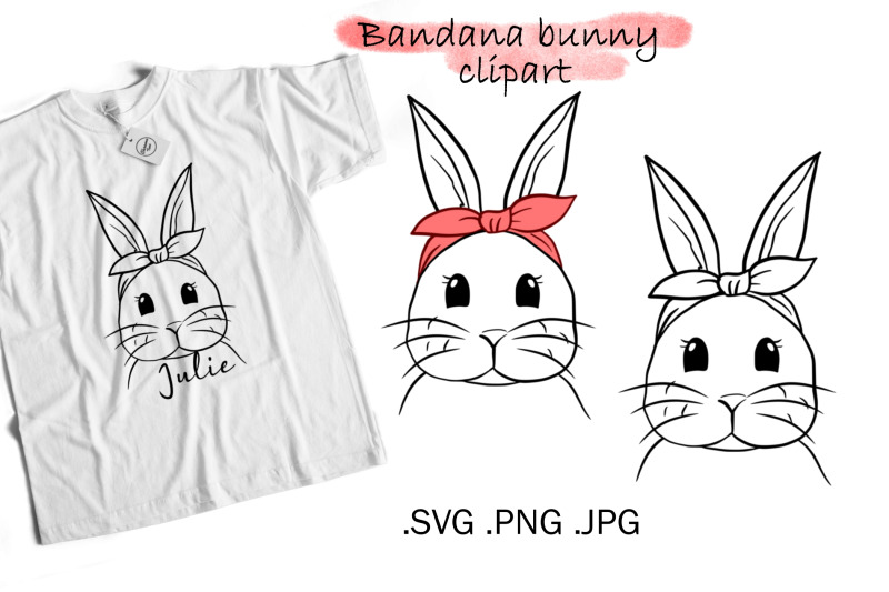 bunny-svg-bandana-easter-bunny-clipart