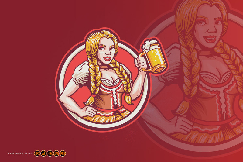 beer-girl-logo-mascot