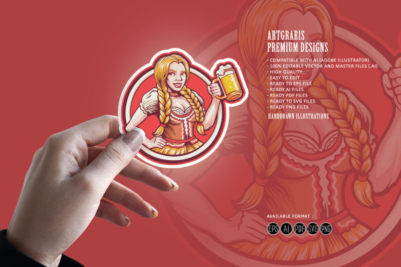 beer-girl-logo-mascot