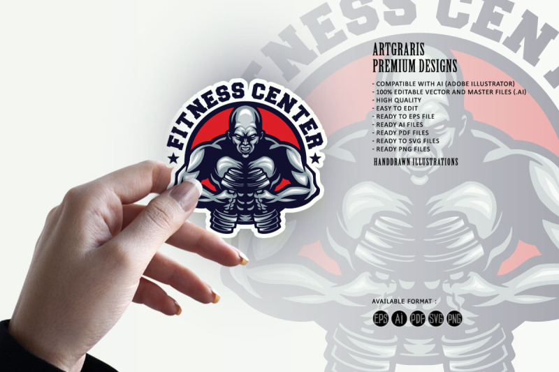 fitness-center-mascot