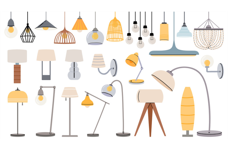 cartoon-lamps-cozy-flat-torcheres-hanging-chandeliers-and-lamp-for-t