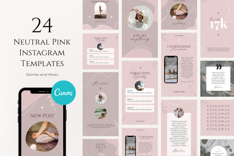 neutral-pink-instagram-templates