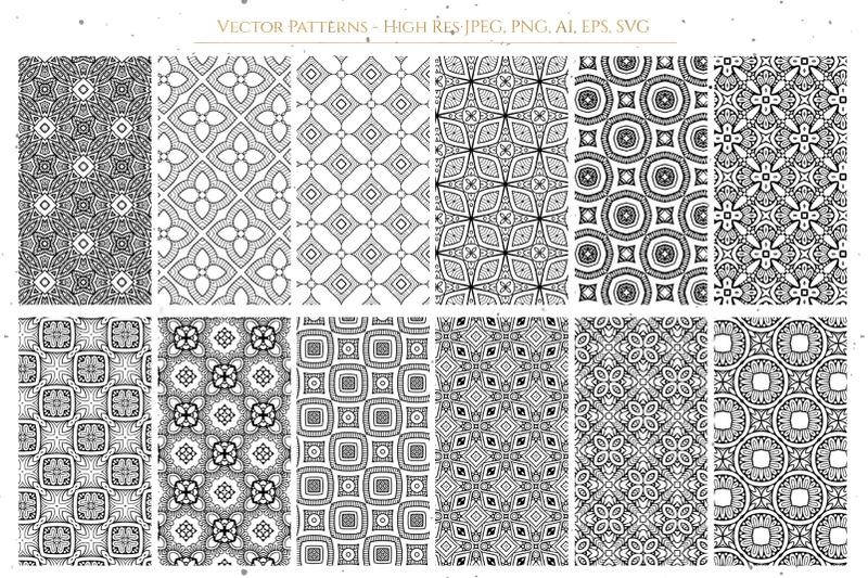 monochrome-ornaments-patterns-vol-1