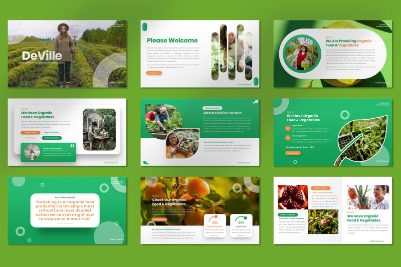 deville-organic-food-amp-vegetables-powerpoint-template