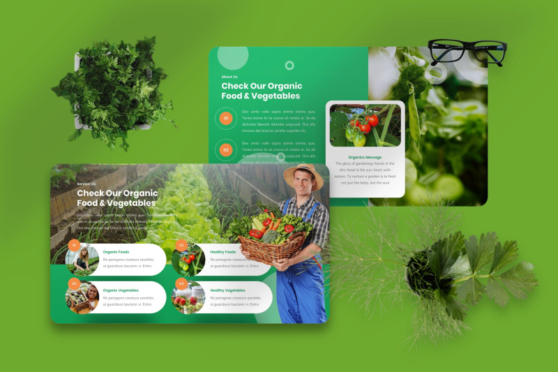 deville-organic-food-amp-vegetables-powerpoint-template