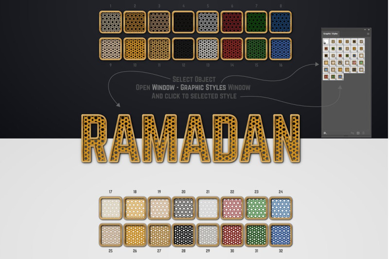 ramadan-text-style-for-illustrator