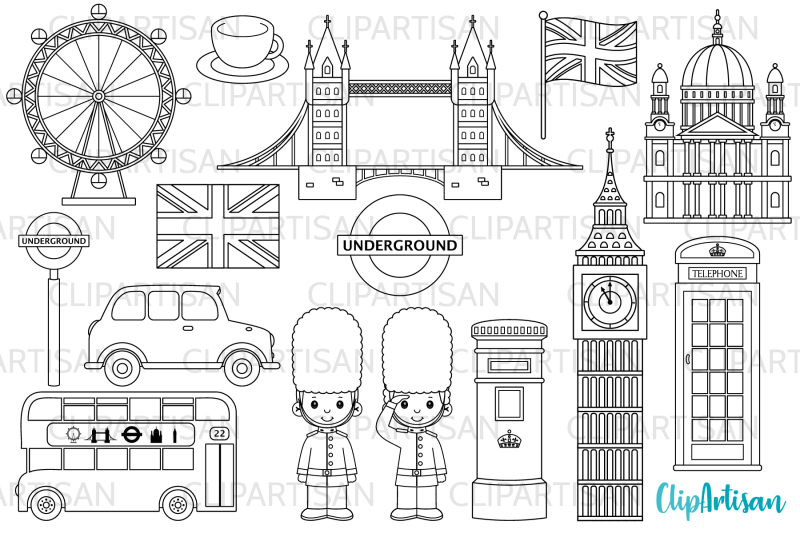 london-clipart-british-digital-stamps-england-big-ben
