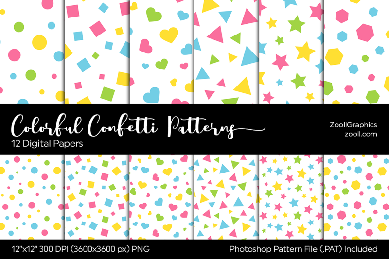 colorful-confetti-digital-papers