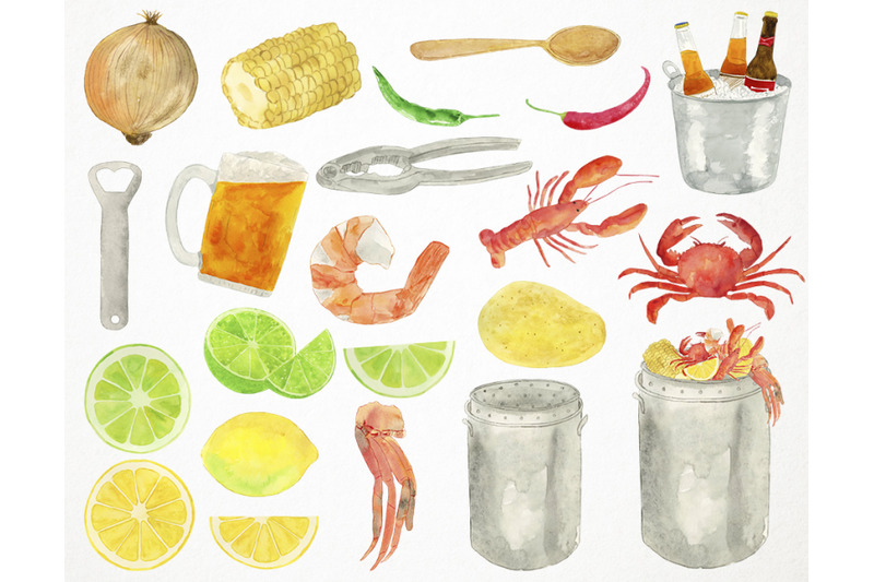 watercolor-crawfish-boil-clipart