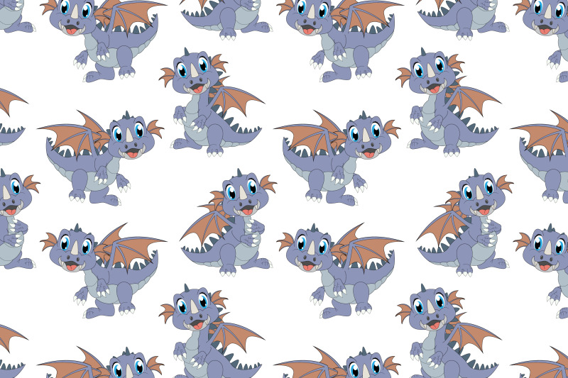 cute-dragon-animal-cartoon-pattern