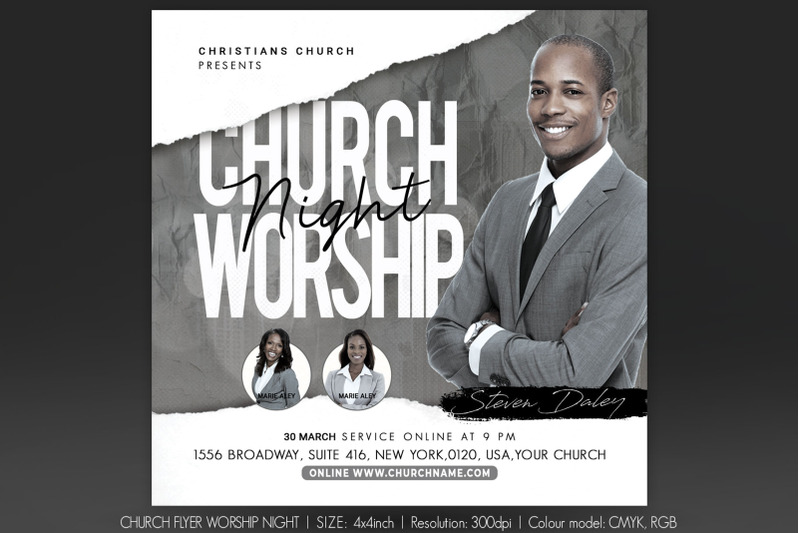 church-flyer-worship-night